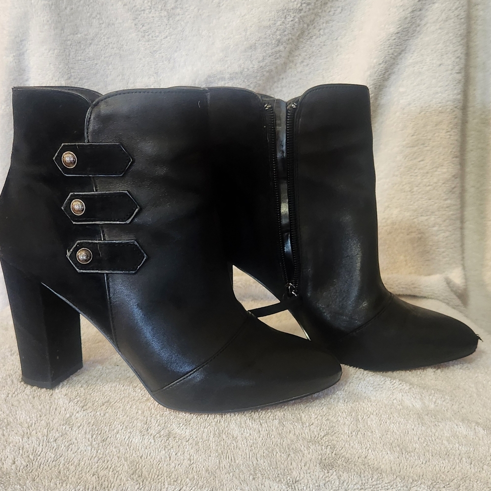 White House Black Market Black Ankle Boots